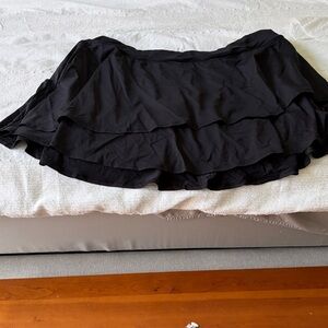 Lands' End  Black Layered Bathing suit bottom